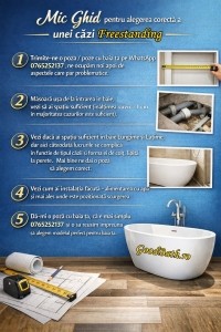 Cada freestanding lipita la perete 160x75