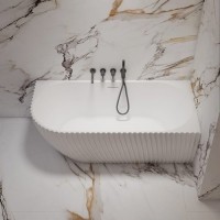 Cada freestanding lipita la perete 160x75 var. dreapta