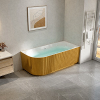 Cada freestanding lipita la perete 170x78 var. dreapta