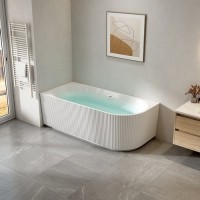 Cada freestanding lipita la perete 180x80 var. stanga